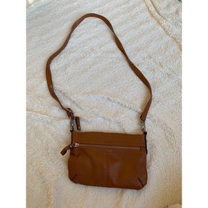 Brownish/Beige Cross Body Purse